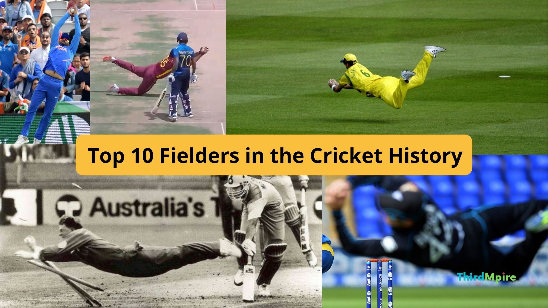 Top 10 Fielders in the Cricket History