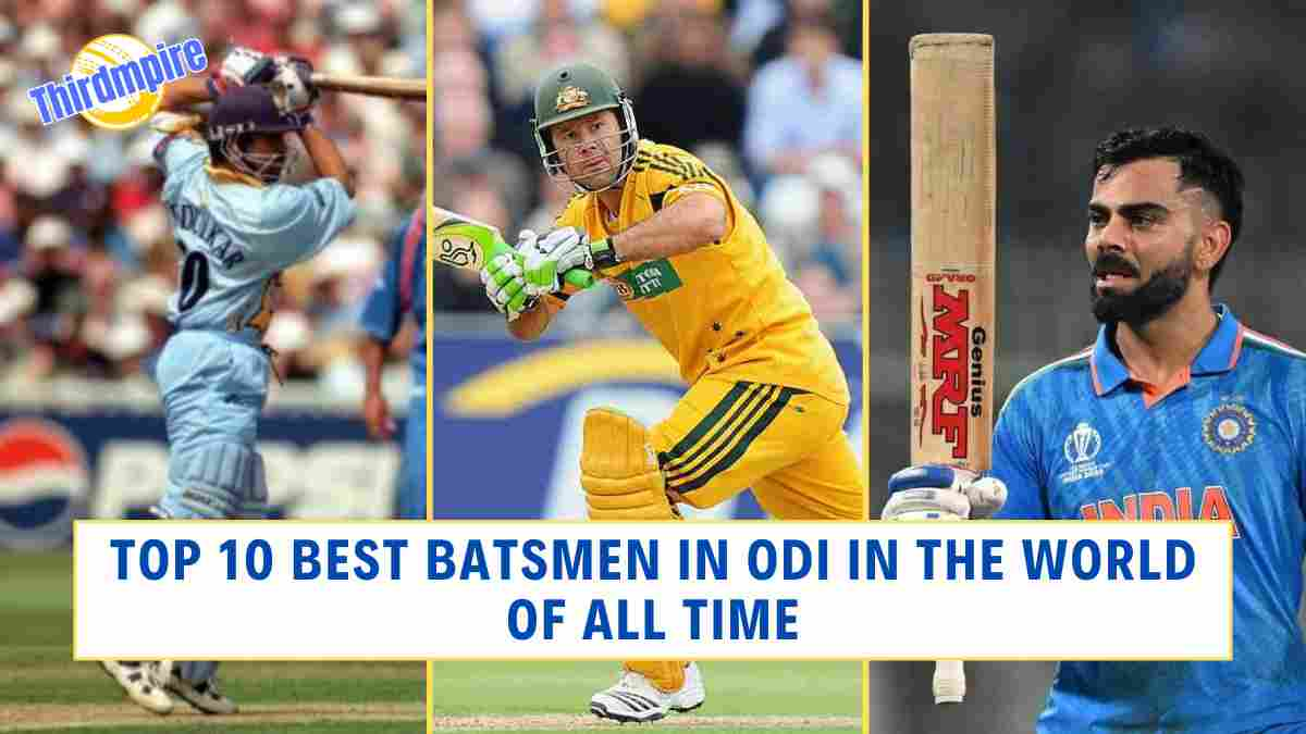 Top 10 Best Batsmen in ODI in the World of all Time