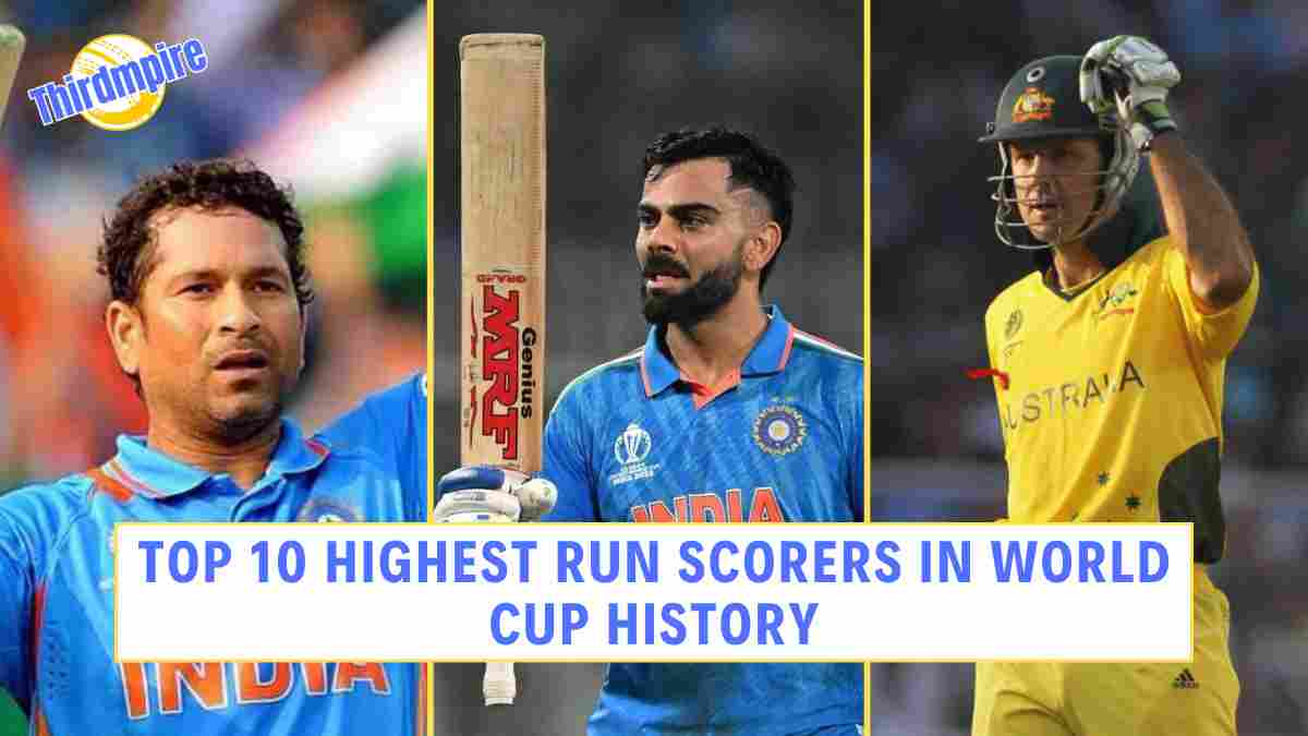 Top 10 Highest Run Scorers in World Cup History