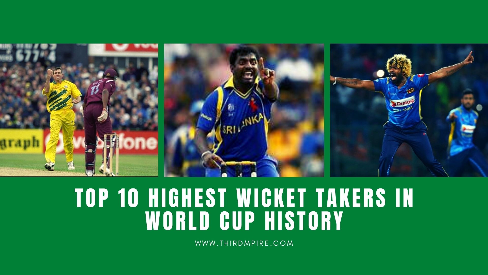 Top 10 Highest Wicket Takers in World Cup History